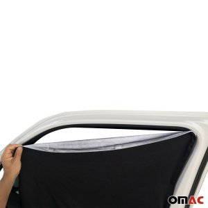 Ram ProMaster City Magnetic Camping Curtain - Omac - Textile/Polyester 3 Pcs - Black/Grey - 2015-2022 Ram ProMaster City Magnetic Camping Curtain - Omac - Textile/Polyester 3 Pcs - Black/Grey - 2015-2022